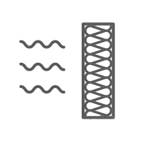 Foil faced insulation blanket stops noise transmission and heat loss