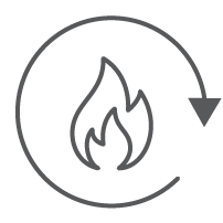 One-piece burner design for cleaner performance, longer life