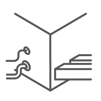 Simply connect to ducting and wiring