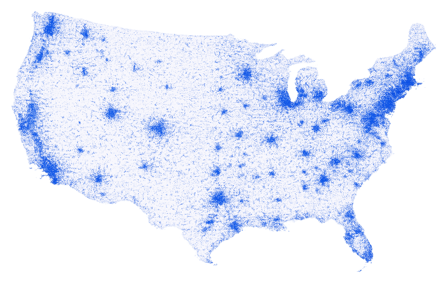 Map of Alpine customers across the United States